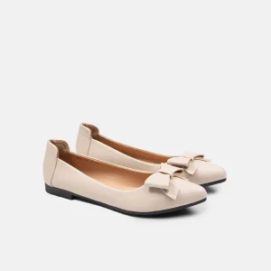 Giày Búp Bê Mũi Nhọn Đính Nơ BQ