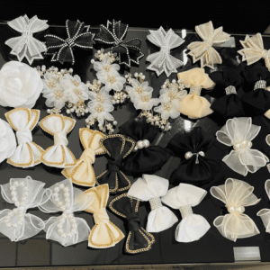 Nơ đính đá trang trí giày