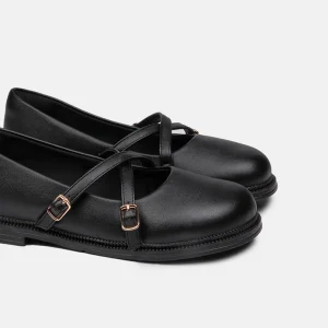 Giày Búp Bê Quai Chéo Mũi Tròn BQ