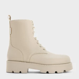 Boots Ridged-Sole Lace-Up