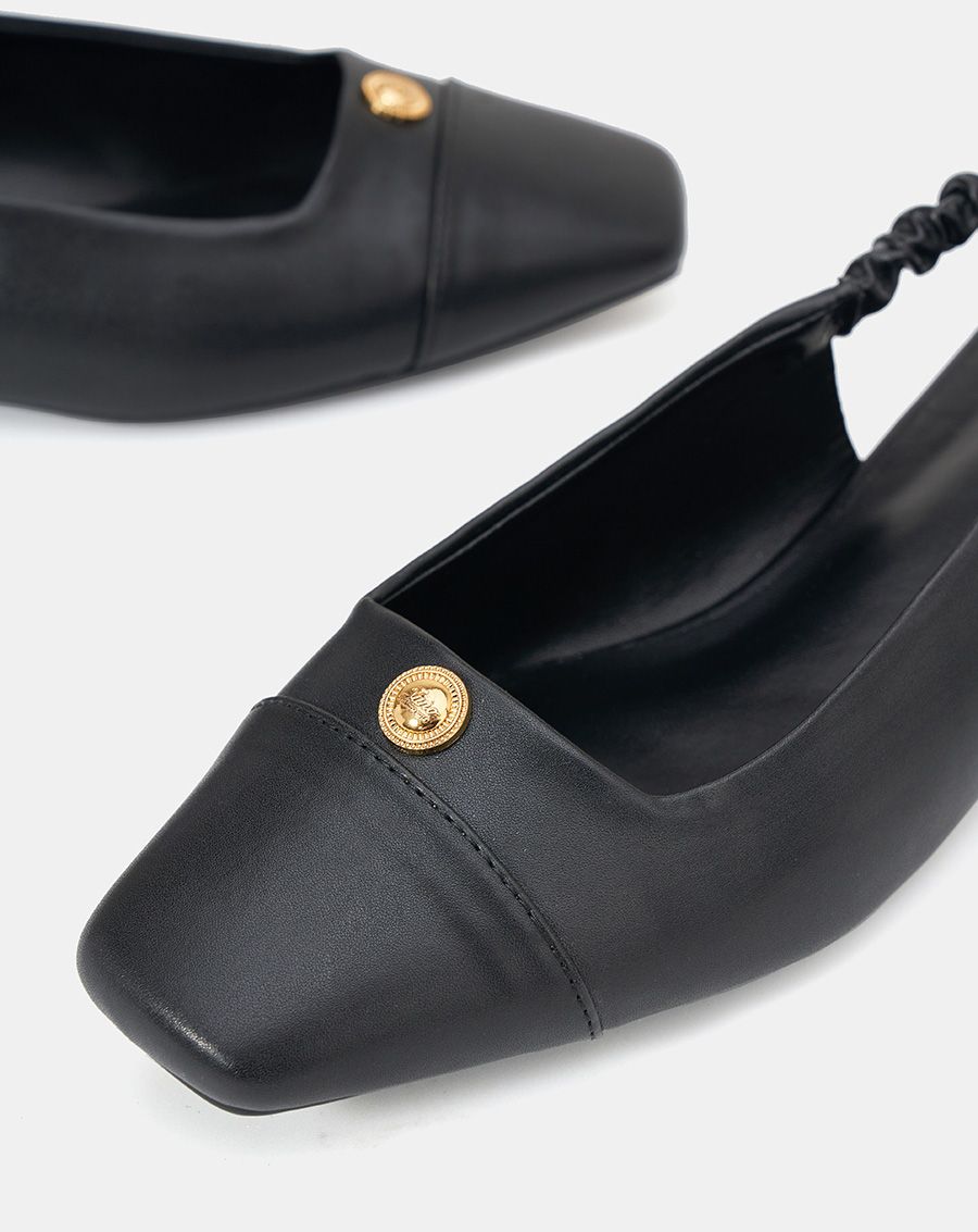 Giày Búp Bê Nhún Hậu Mũi Vuông - Hình ảnh 3