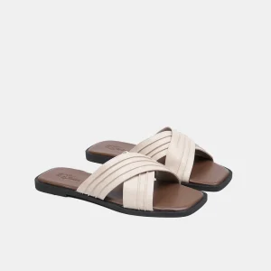 Dép Nữ Đế Bệt Quai Chéo BQ